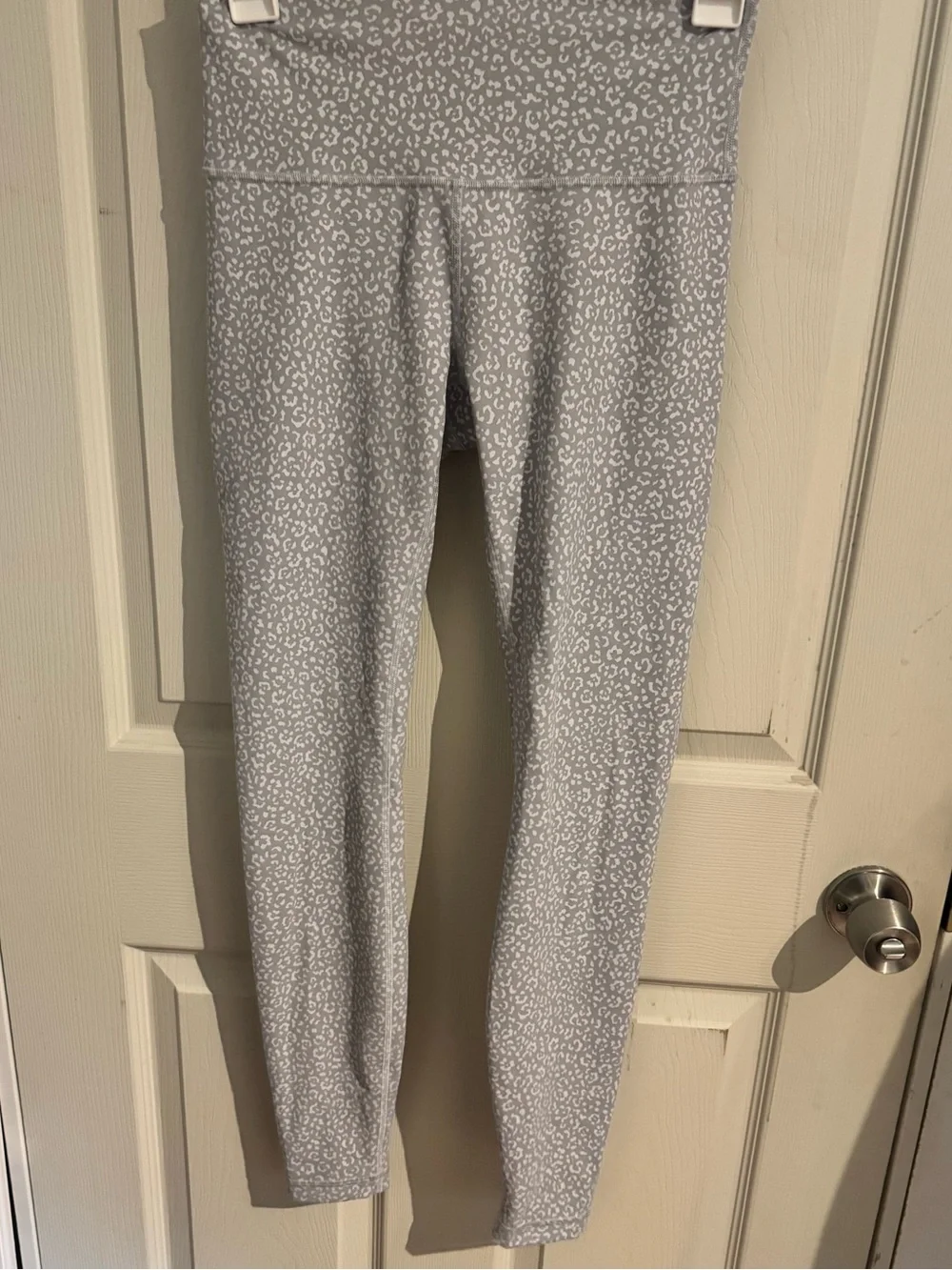 Lululemon Women Wunder Train HR TightLegging 25” LDSM GrayWhite 6 New Leopard